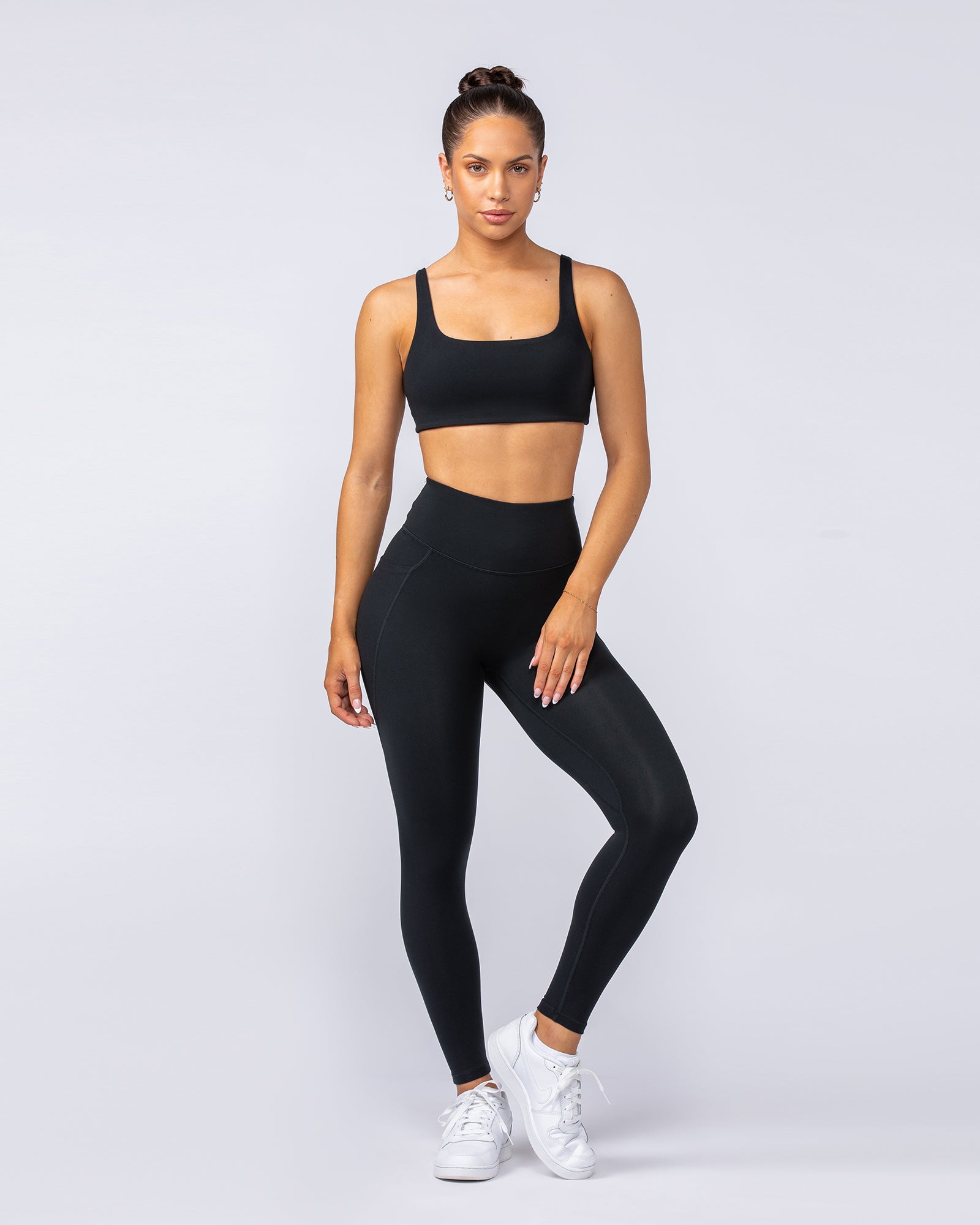 Booty Shaper Pocket Ankle Length Leggings