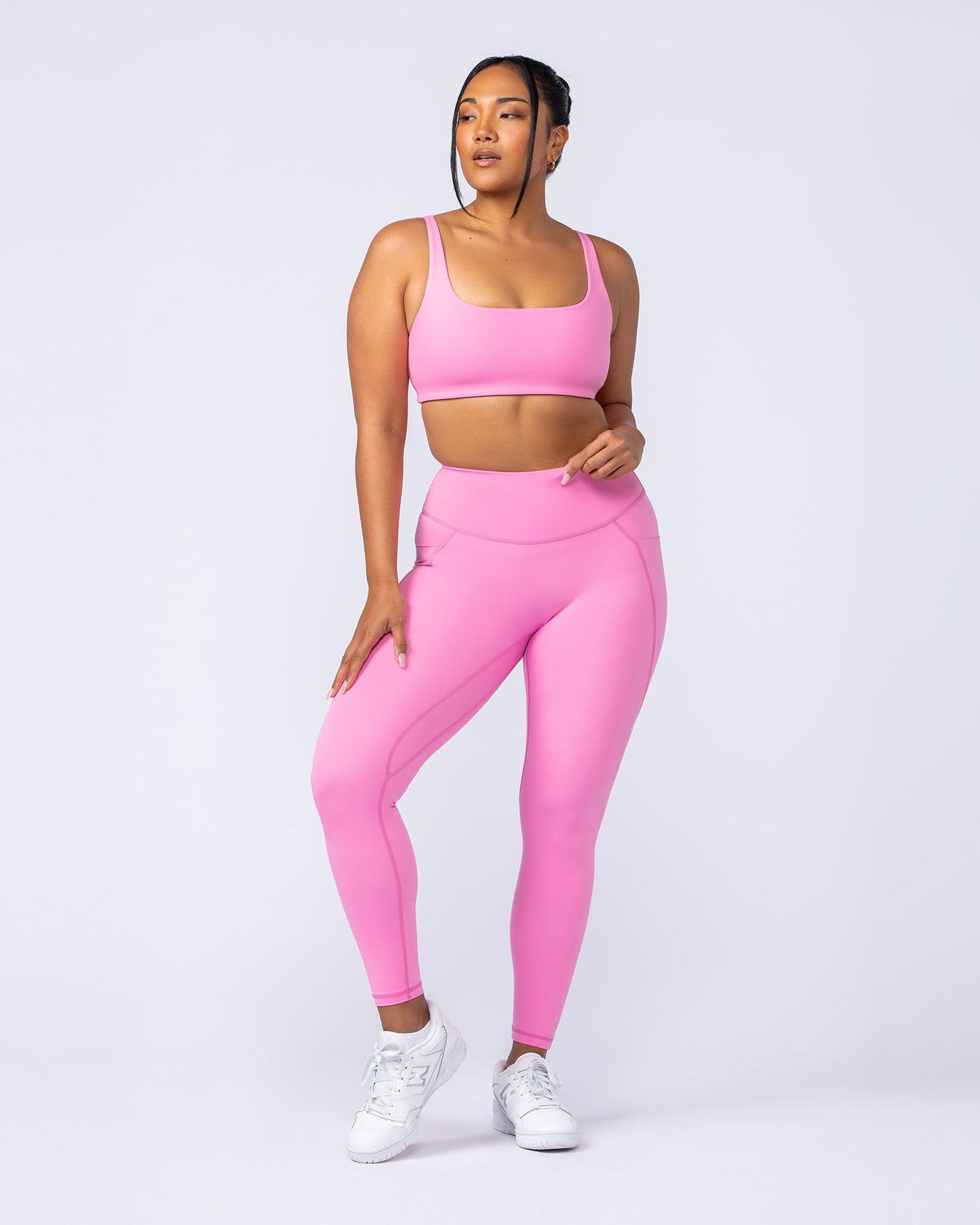 Booty Shaper Pocket Ankle Length Leggings
