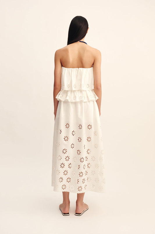 CECILIA SKIRT - VINTAGE WHITE