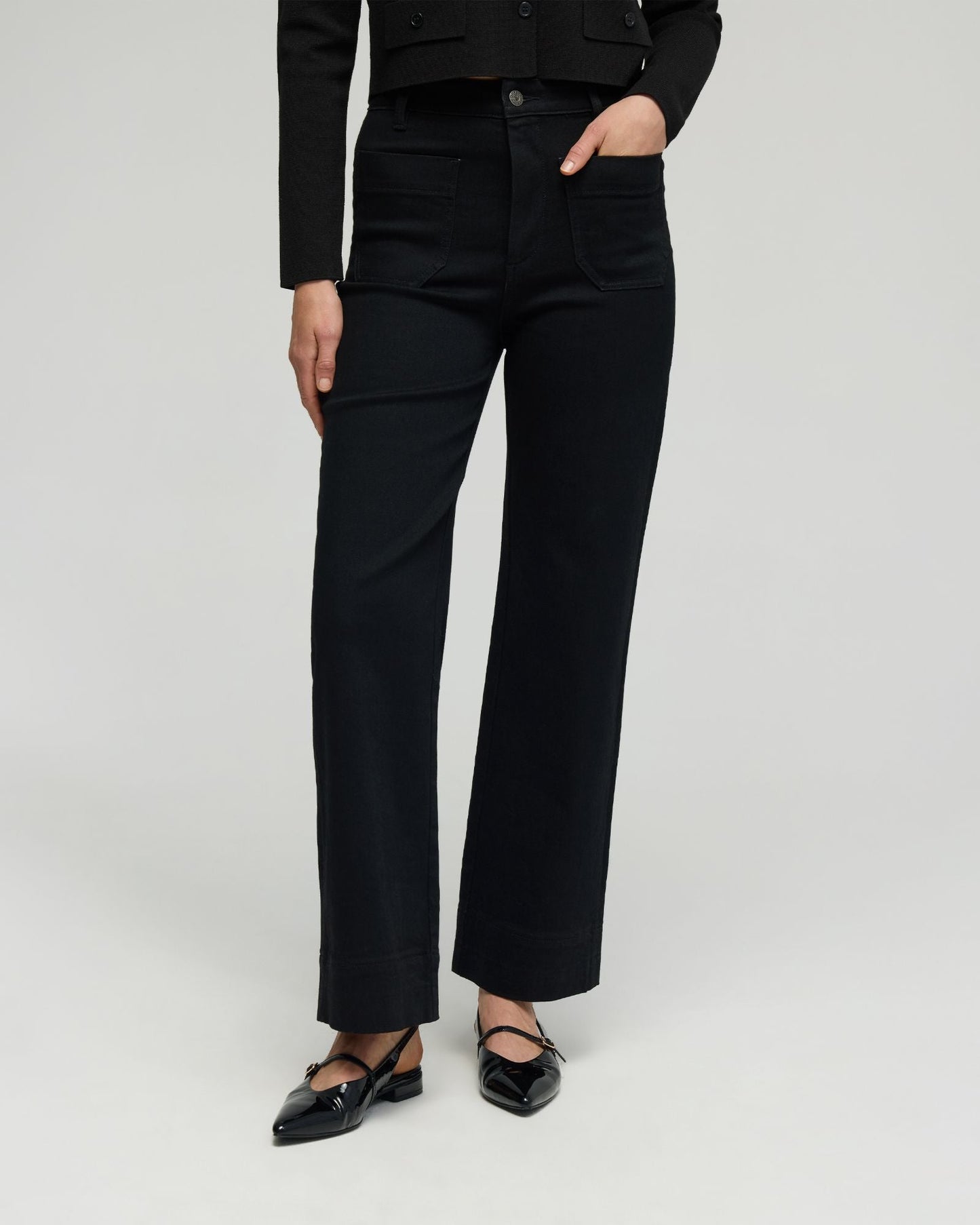 Alexa Stretch Patch Pocket Jeans