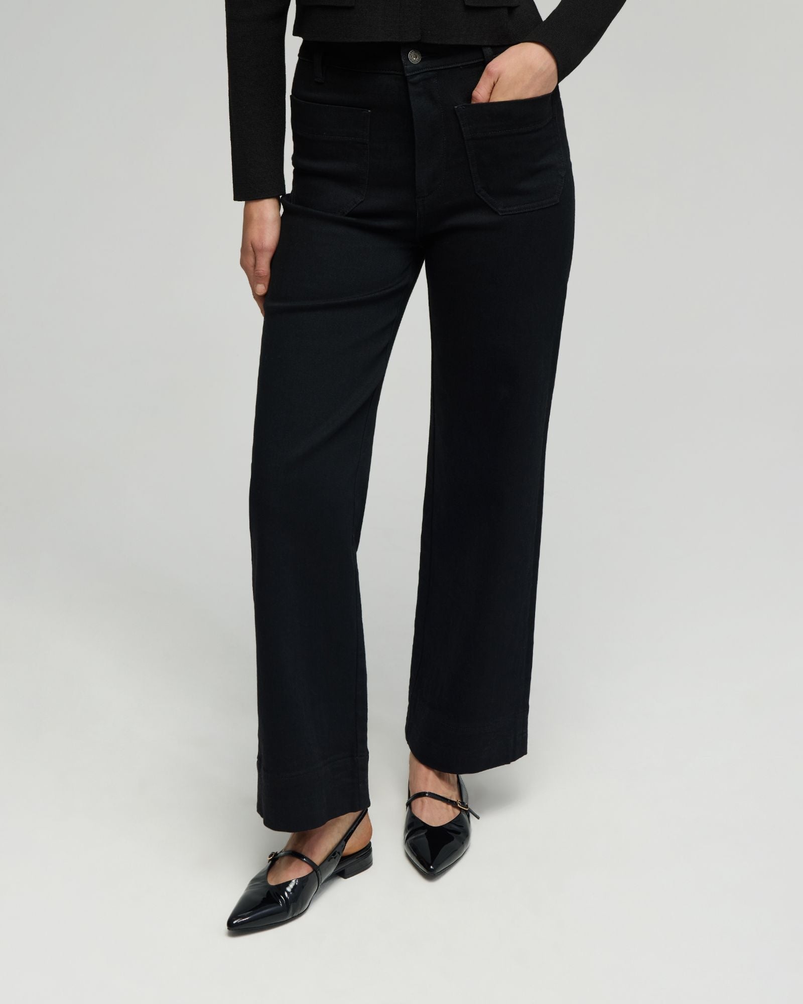 Alexa Stretch Patch Pocket Jeans