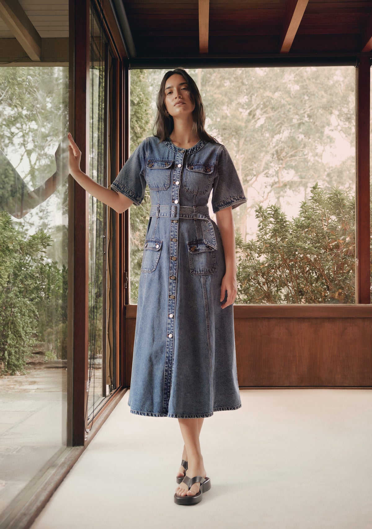 Aveline Denim Dress