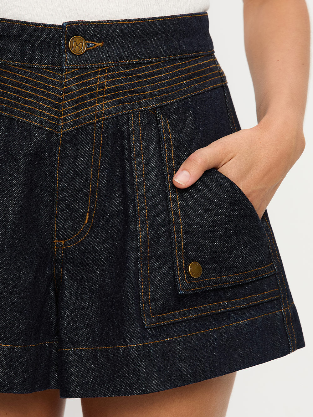 Celene Denim Short - Raw Indigo