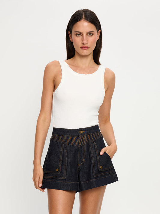 Celene Denim Short - Raw Indigo
