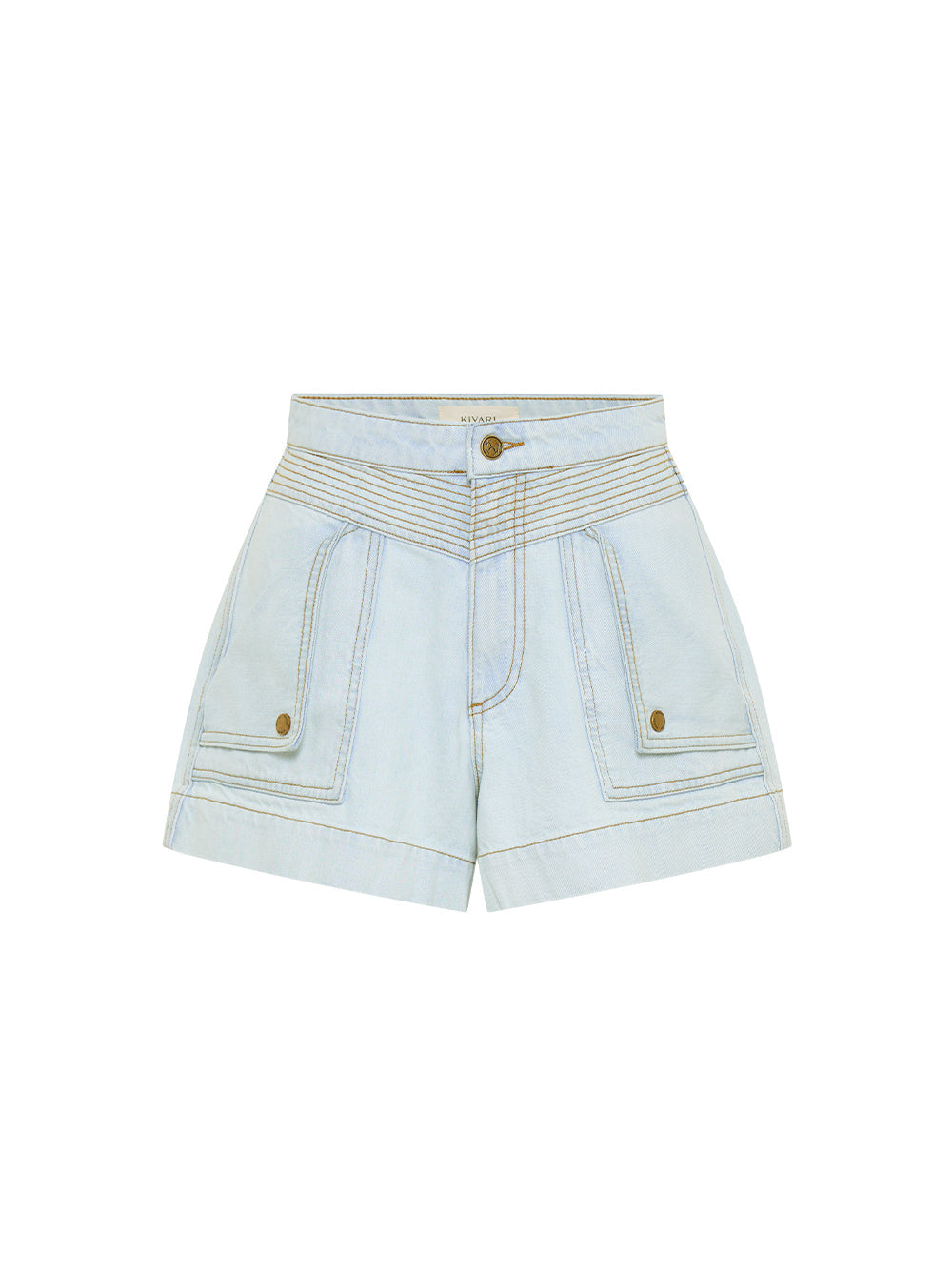 Celene Denim Short - Pale Blue