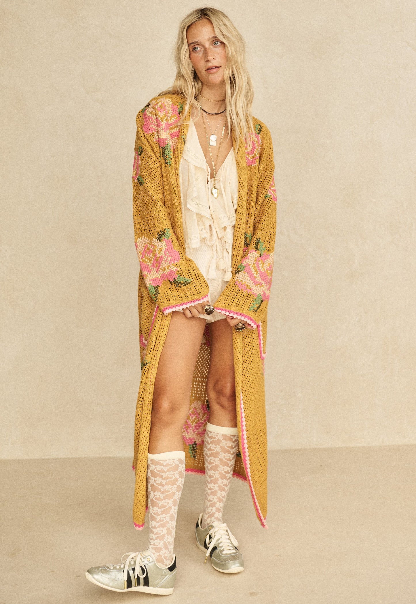 Coastal Granny Maxi Cardigan