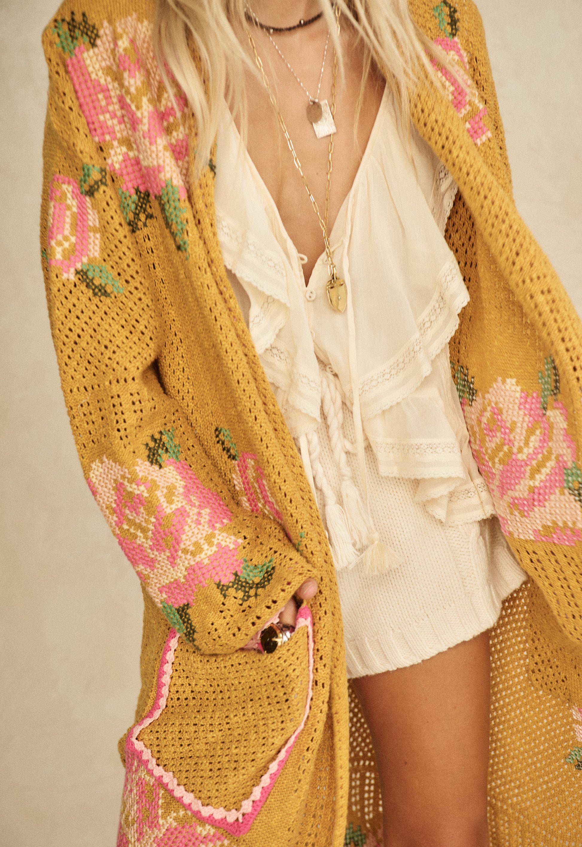 Coastal Granny Maxi Cardigan