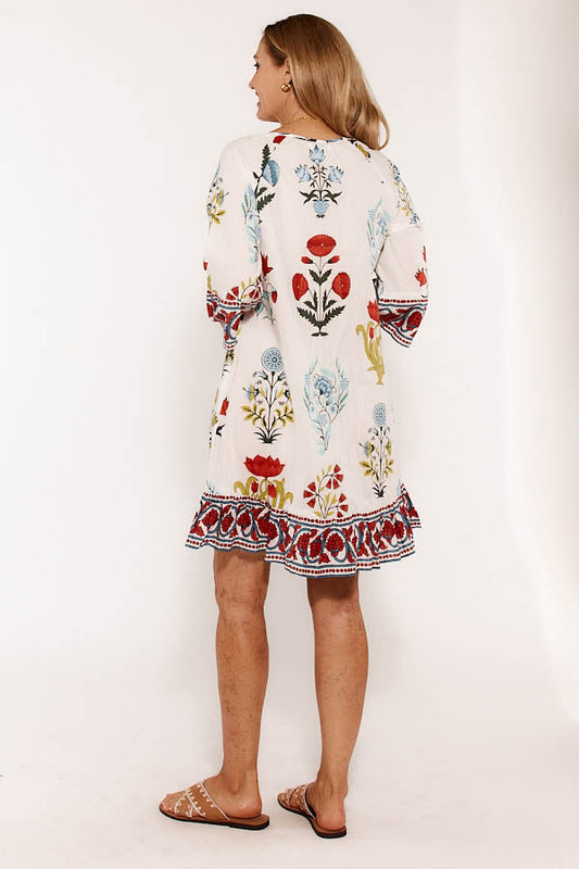 LulaLife Marcoola Dress White