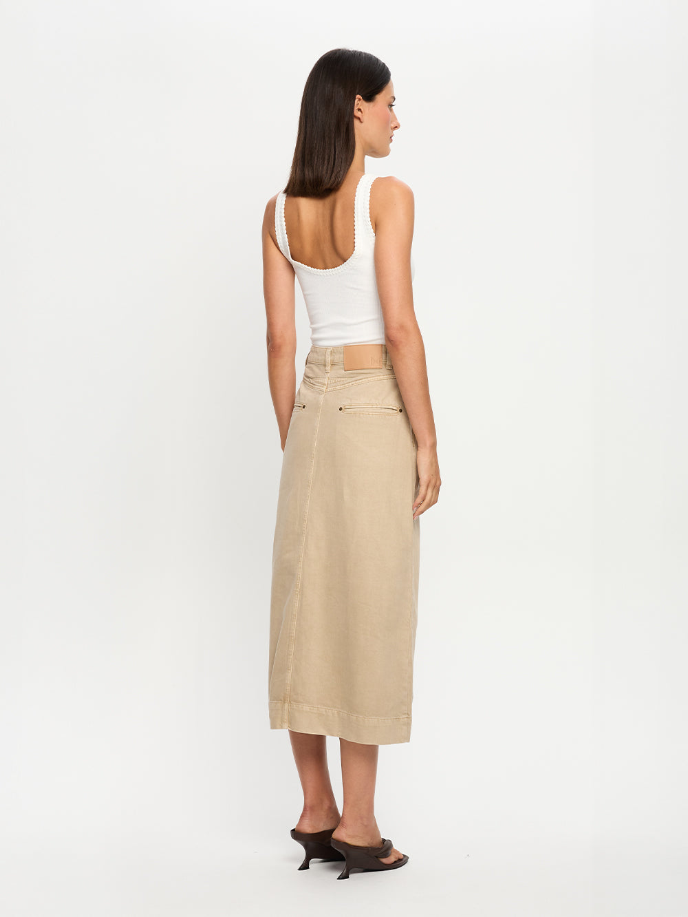 Evie Denim Midi Skirt