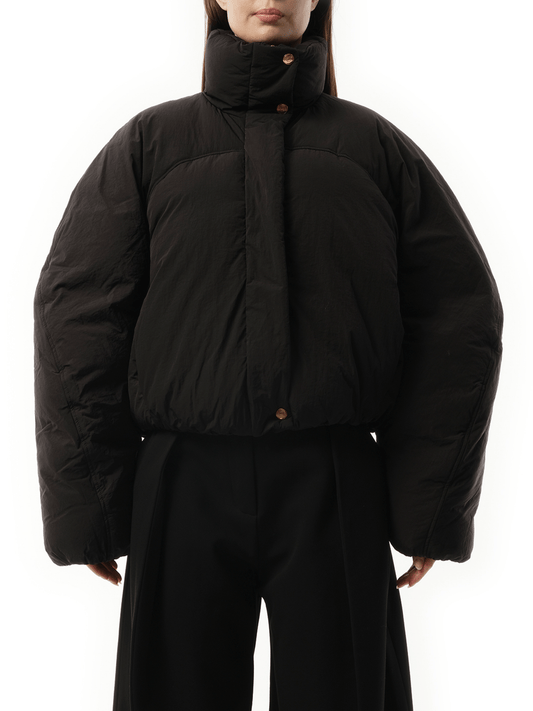 La Doudoune Courte Caraco in Black