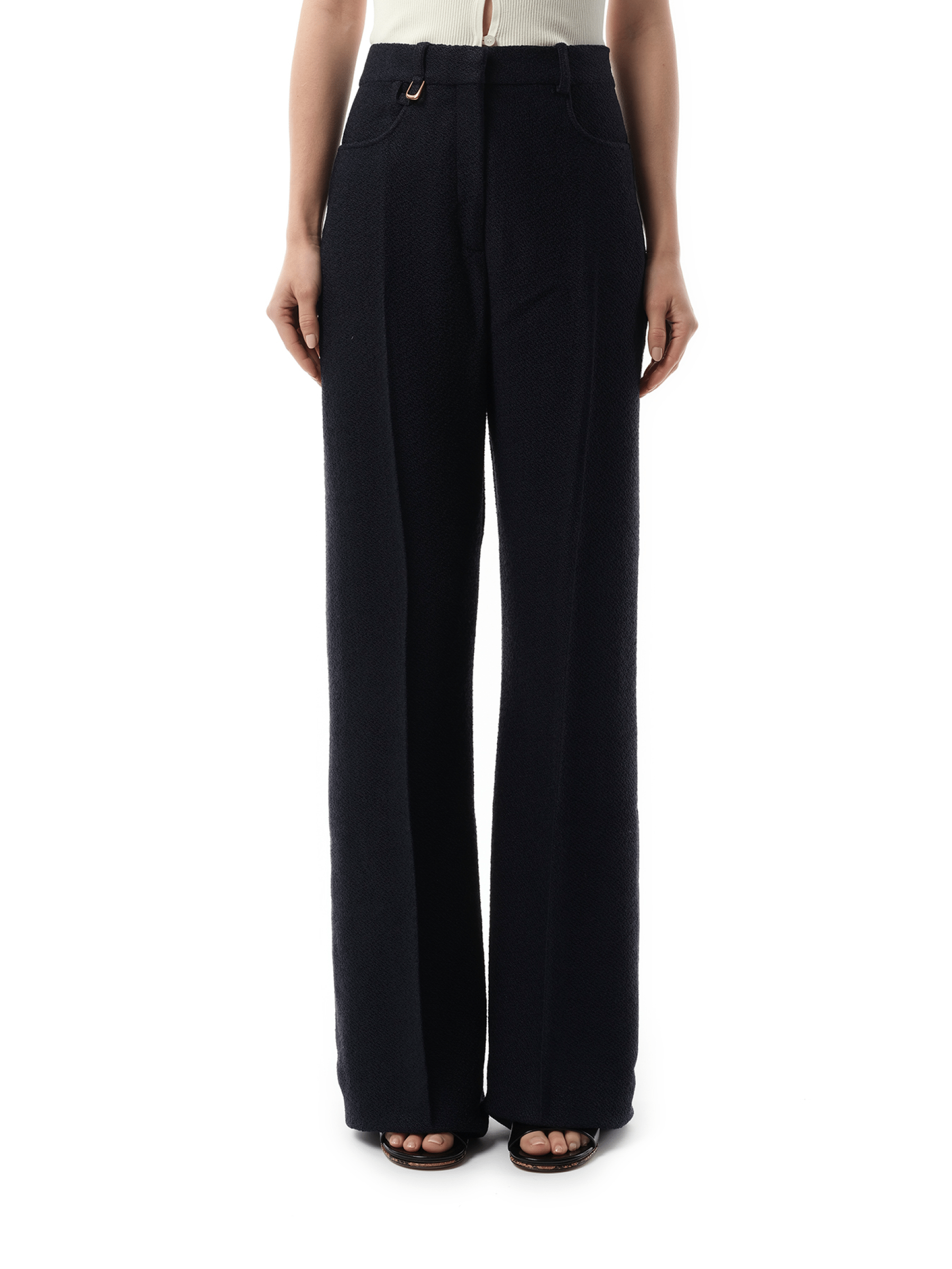 Le Pantalon Sauge in Dark Navy