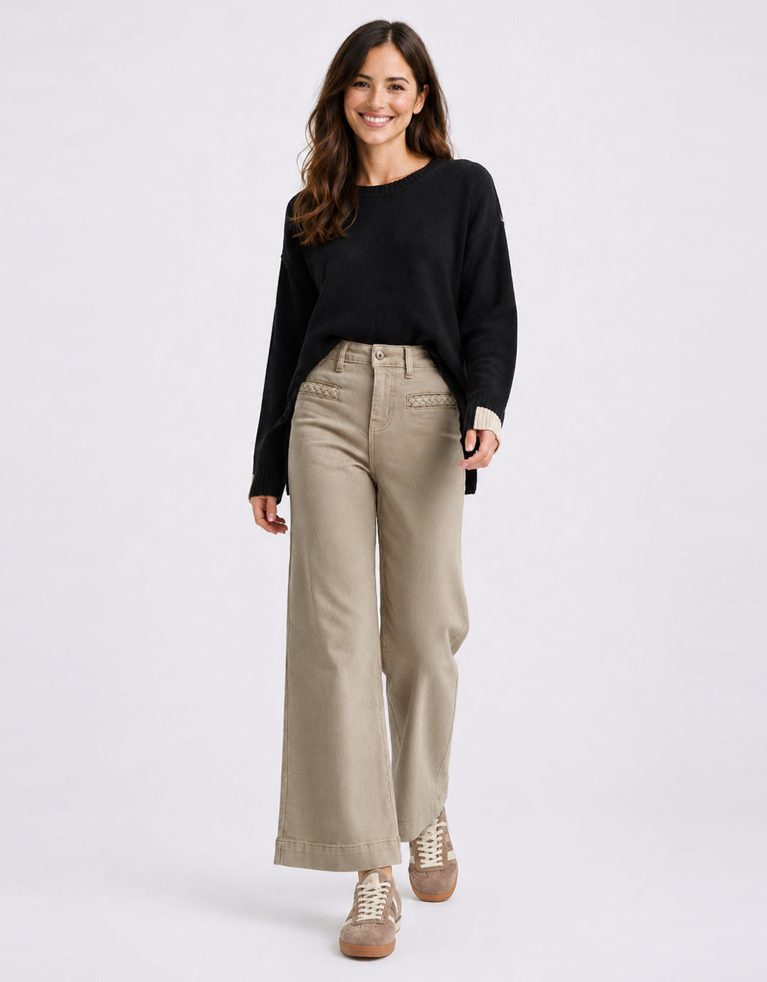 Freya Plait Pocket Jean - Arizona