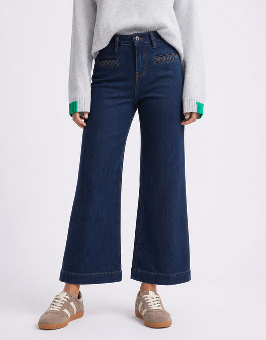 Freya Plait Pocket Jean - Palisade Blue