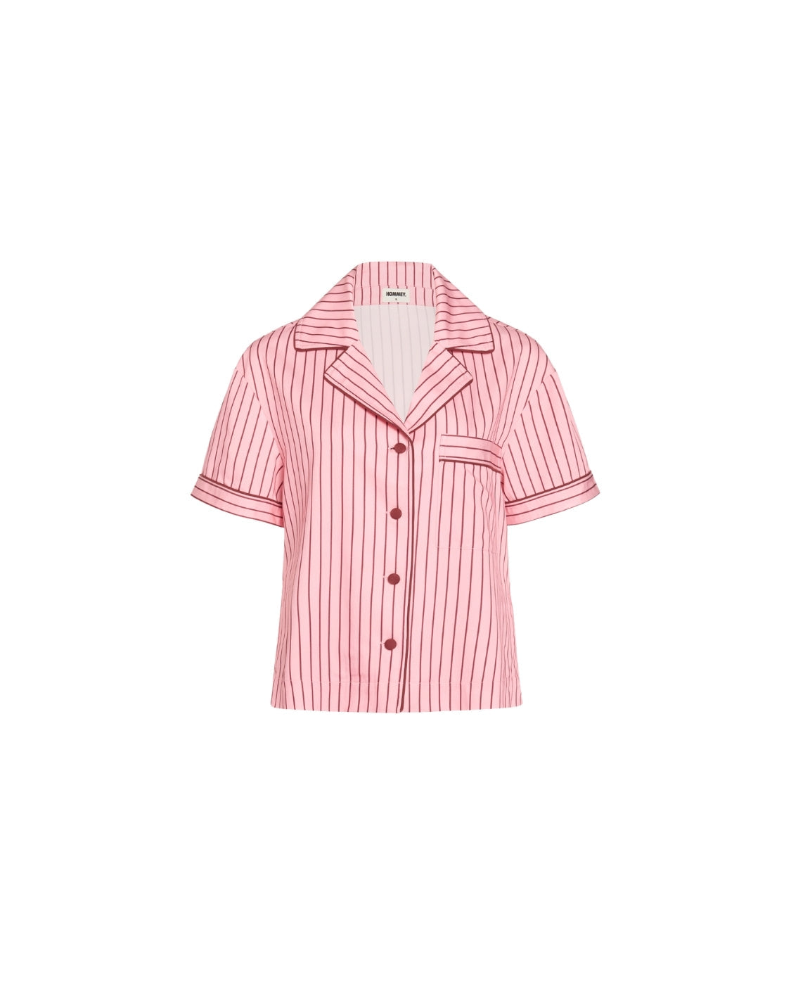 Short Sleeve Sleep Shirt - Rocky Road Stripes