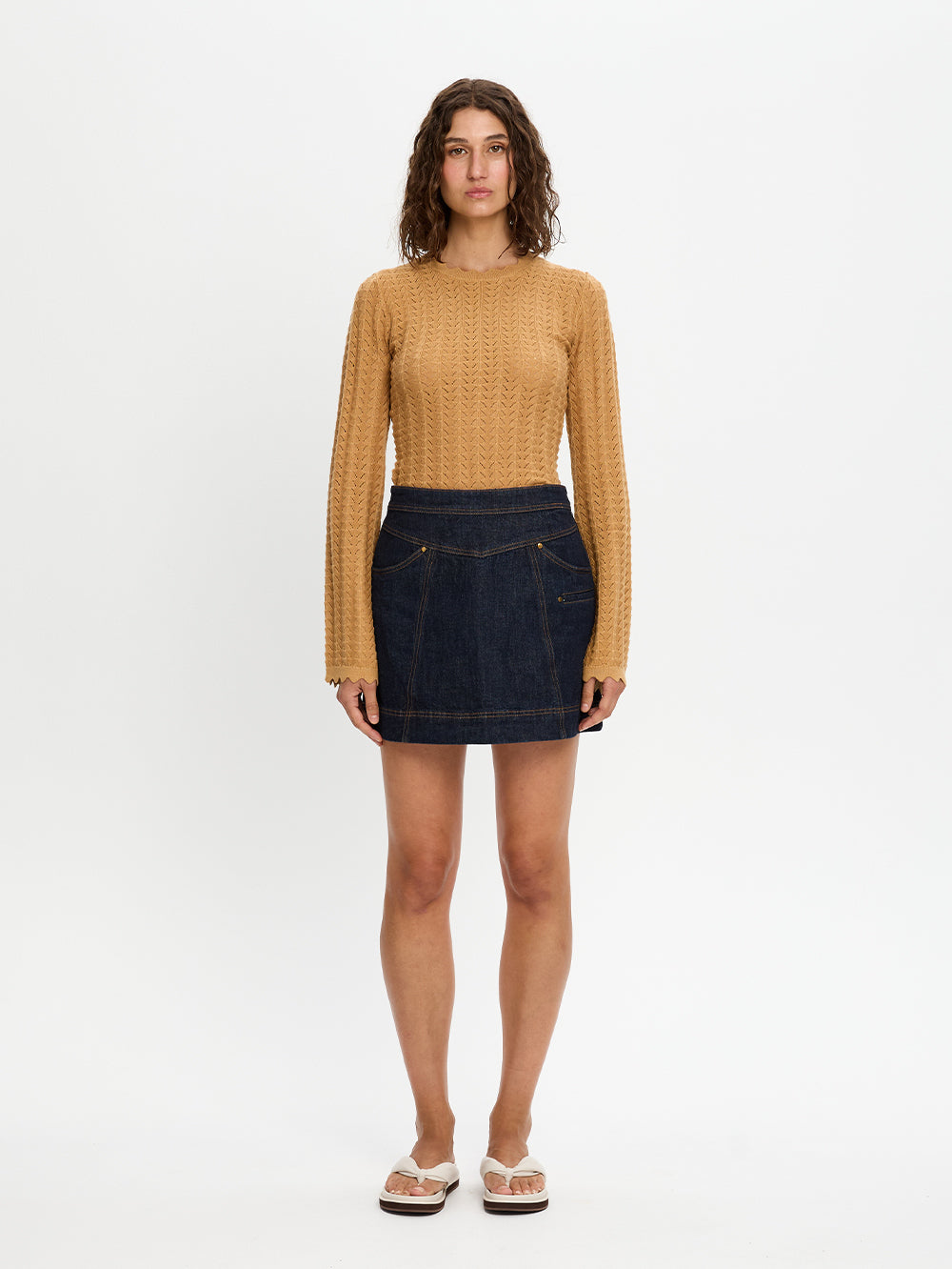 Immy Denim Mini Skirt