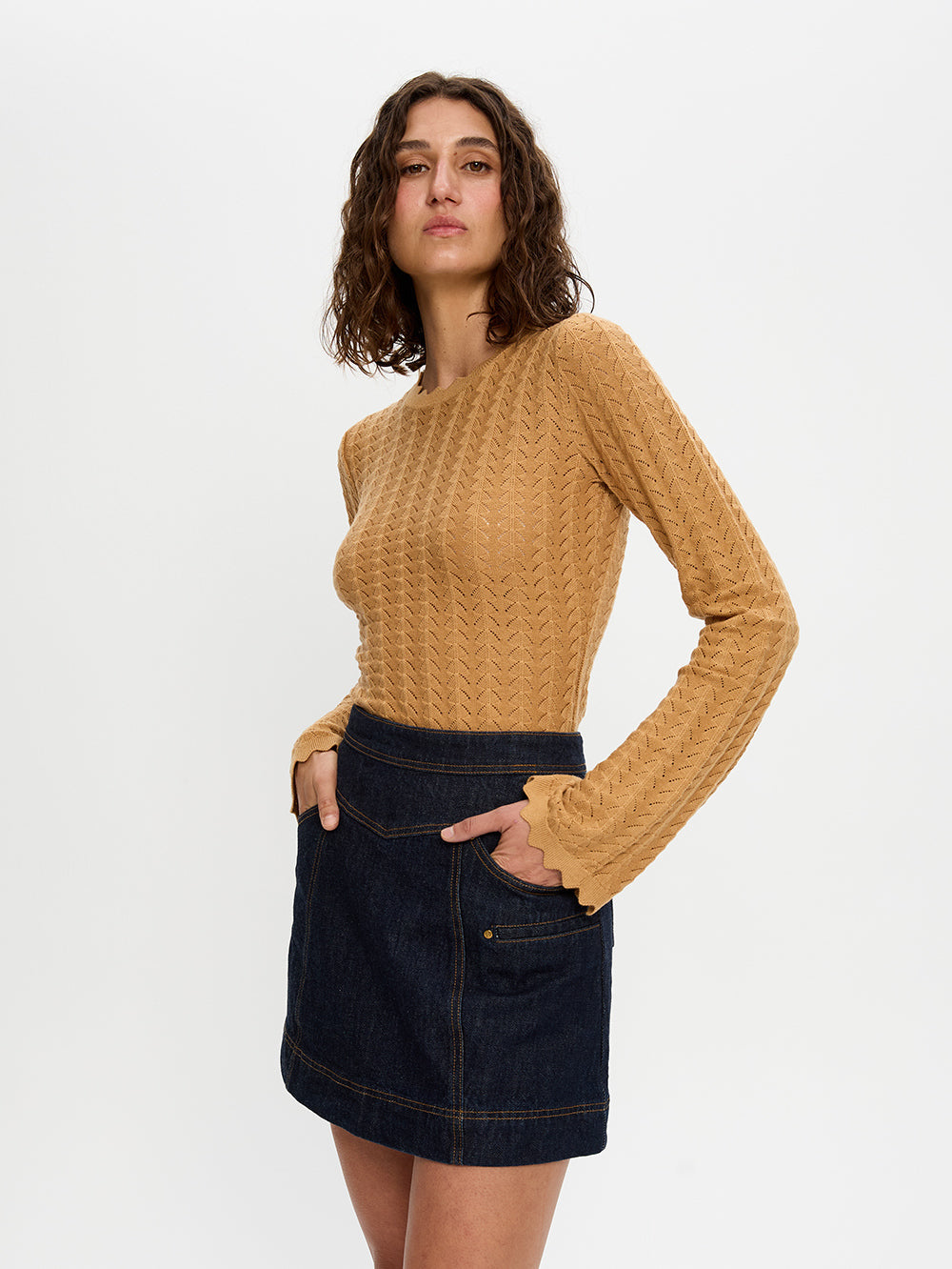 Immy Denim Mini Skirt