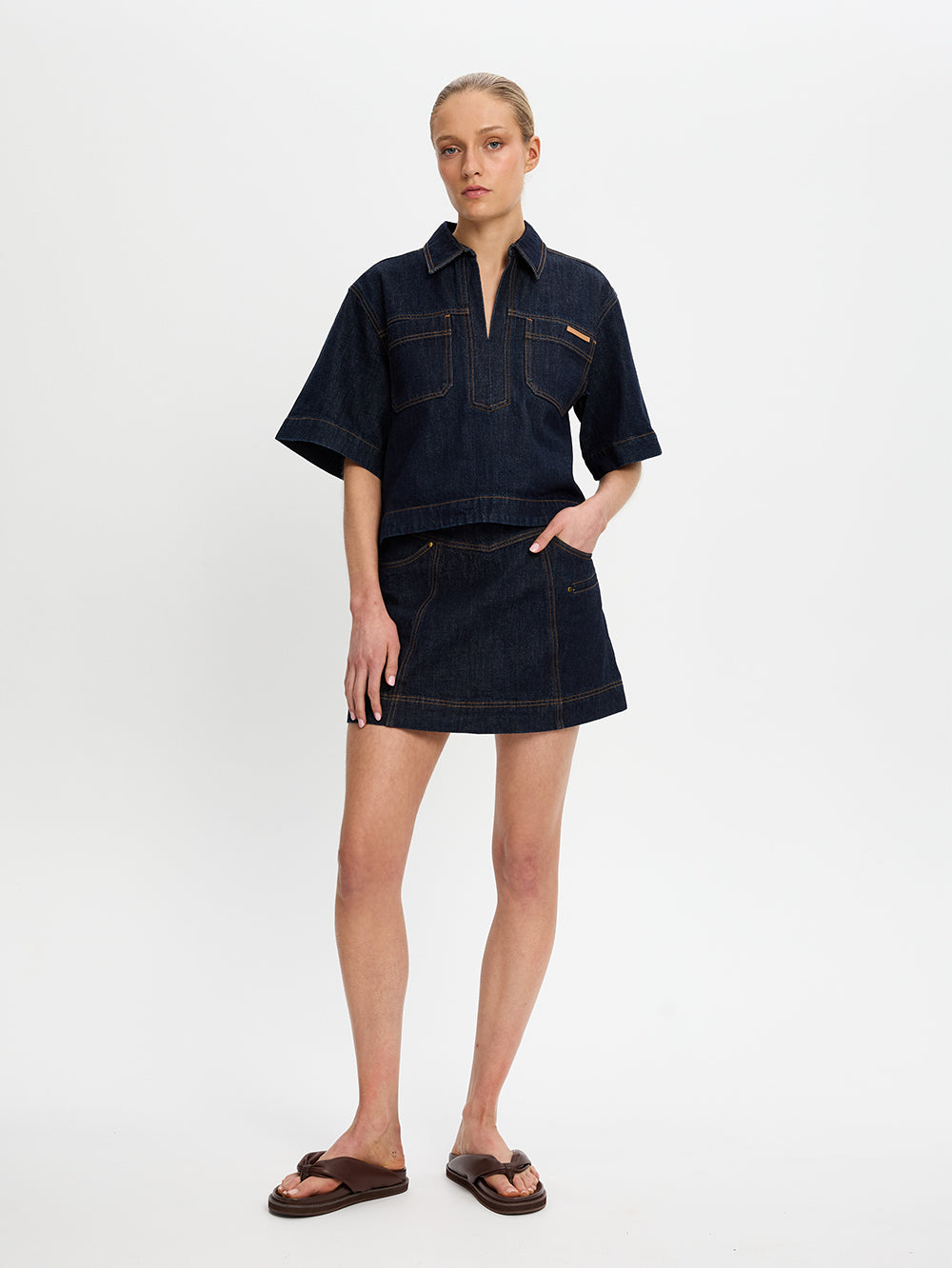 Immy Denim Mini Skirt