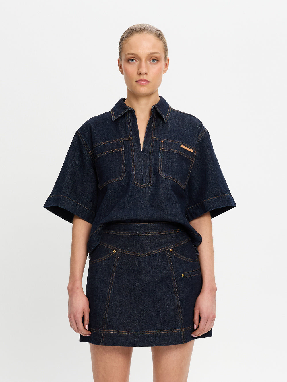 Immy Denim Mini Skirt