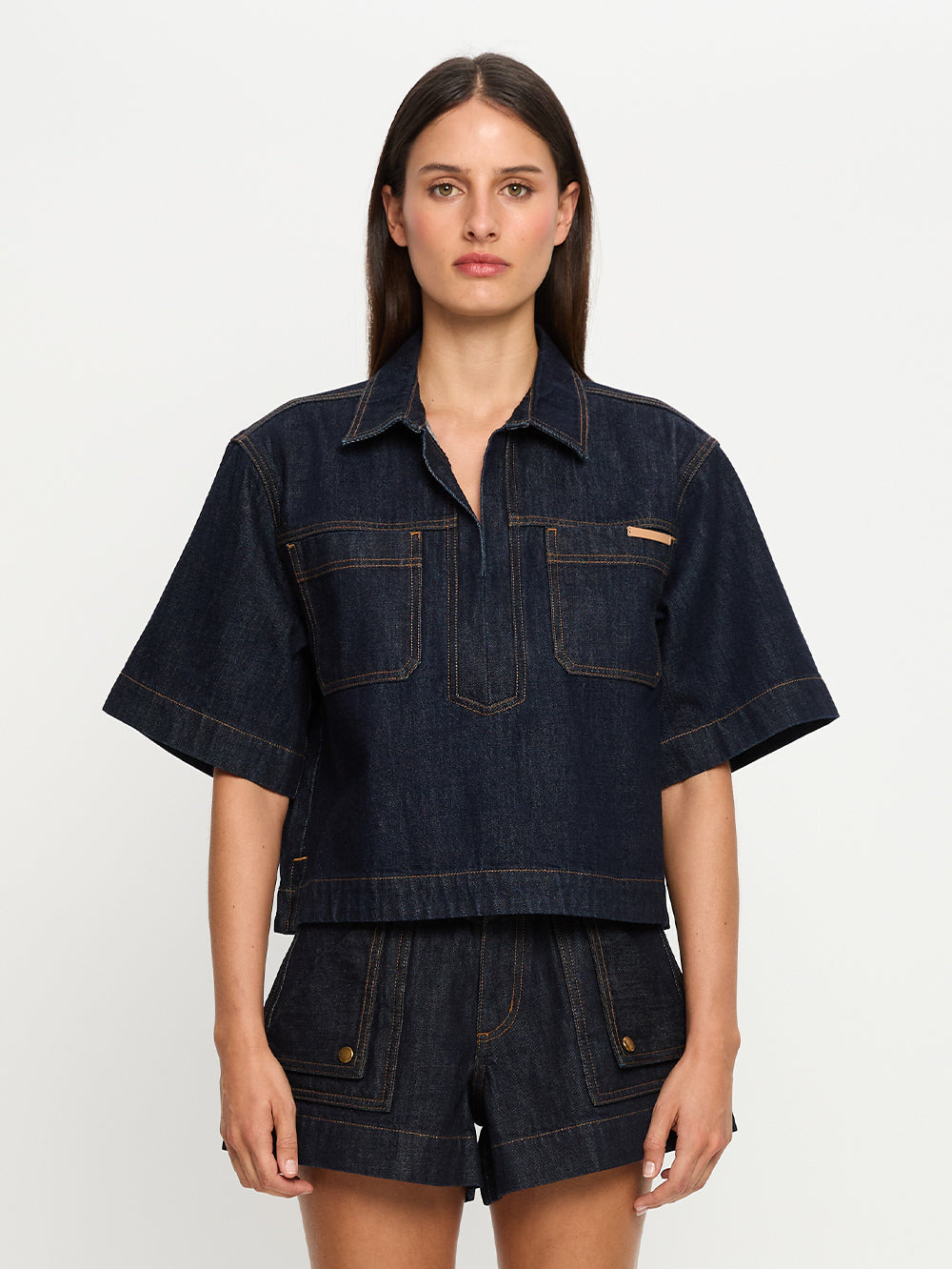 Celene Denim Short - Raw Indigo