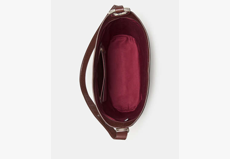 Halo Glazed Leather Large Bucket Bag
