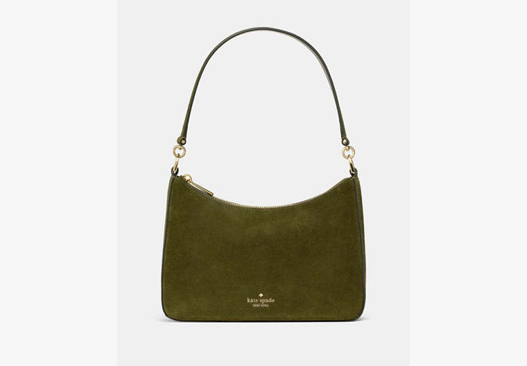Margot Suede Medium Shoulder Bag