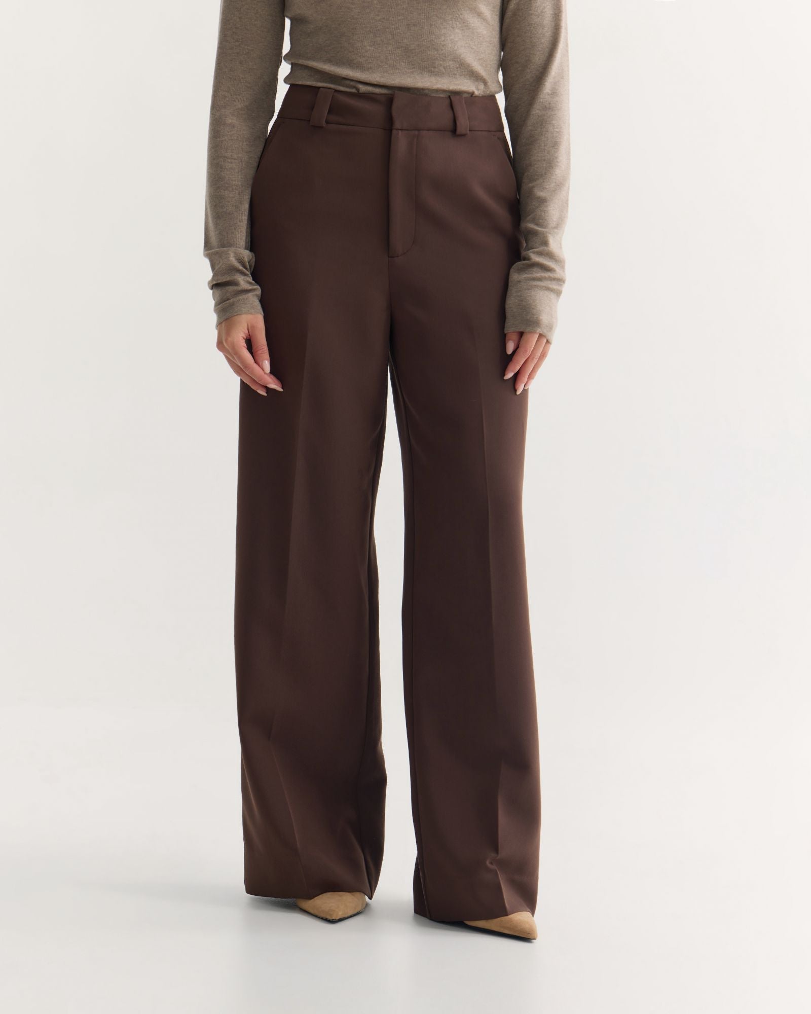 Alana Flat Front Stretch Pants
