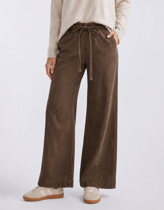 Lucia Tencel Denim Jean - Chocolate
