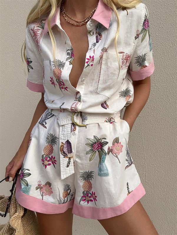 Lyra Linen Playsuit