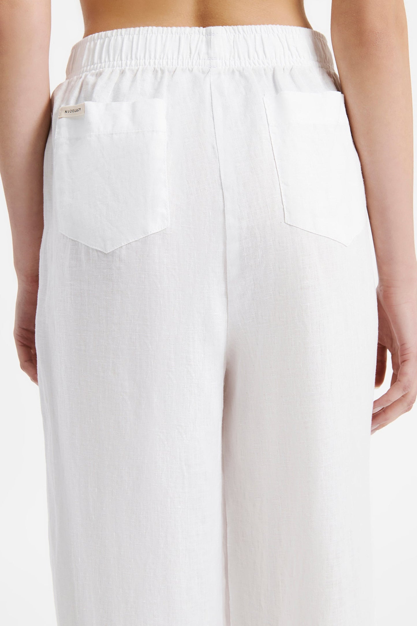 Lounge Linen Crop Pant