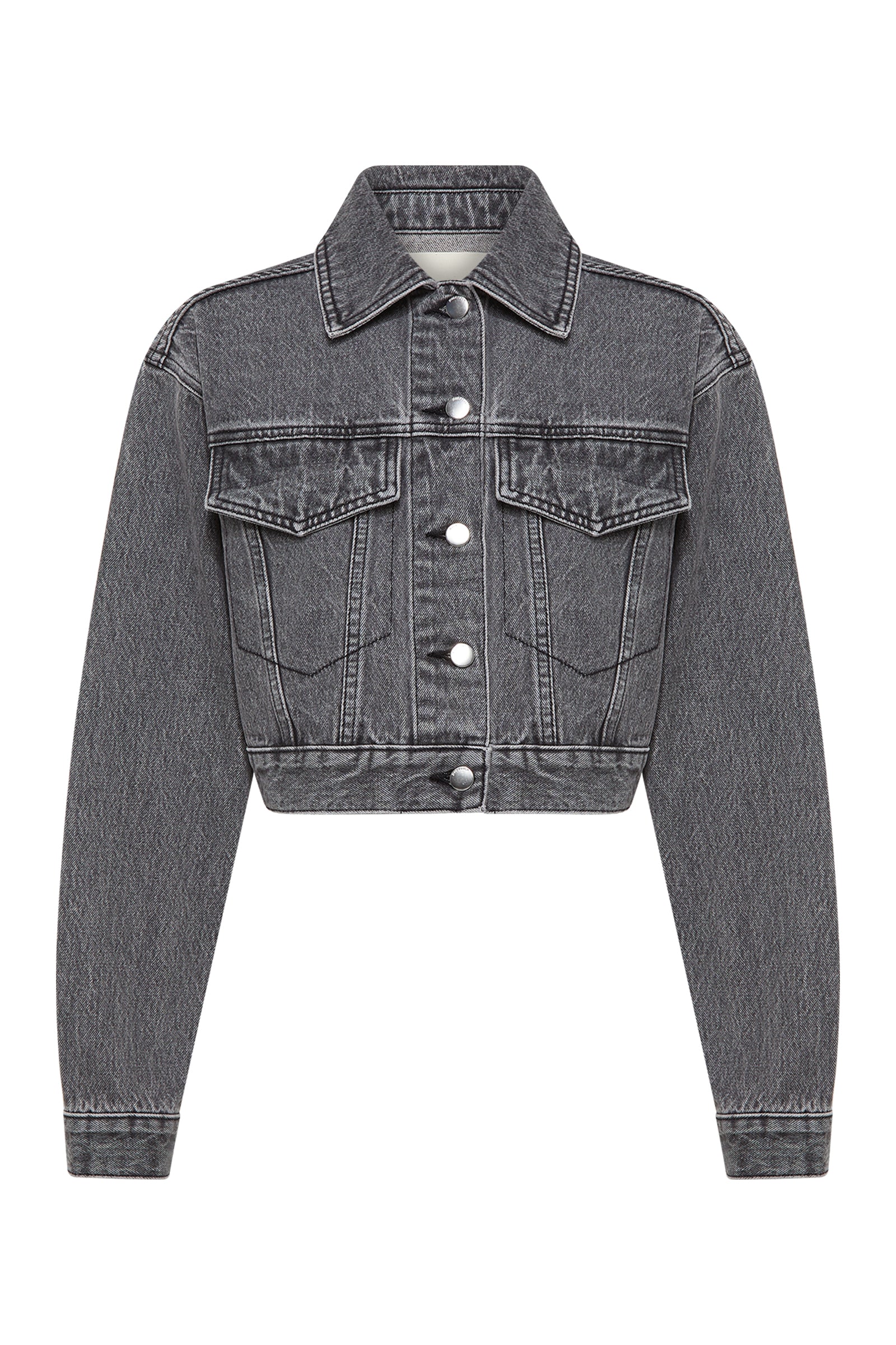 Organic Denim Crop Jacket