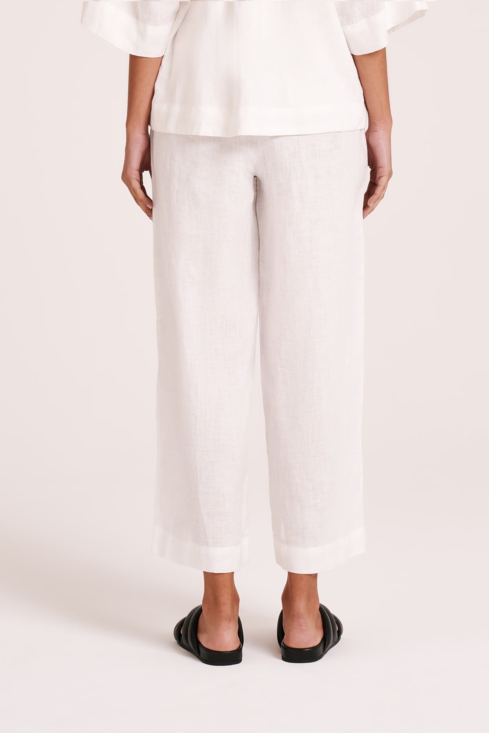 Lounge Linen Crop Pant