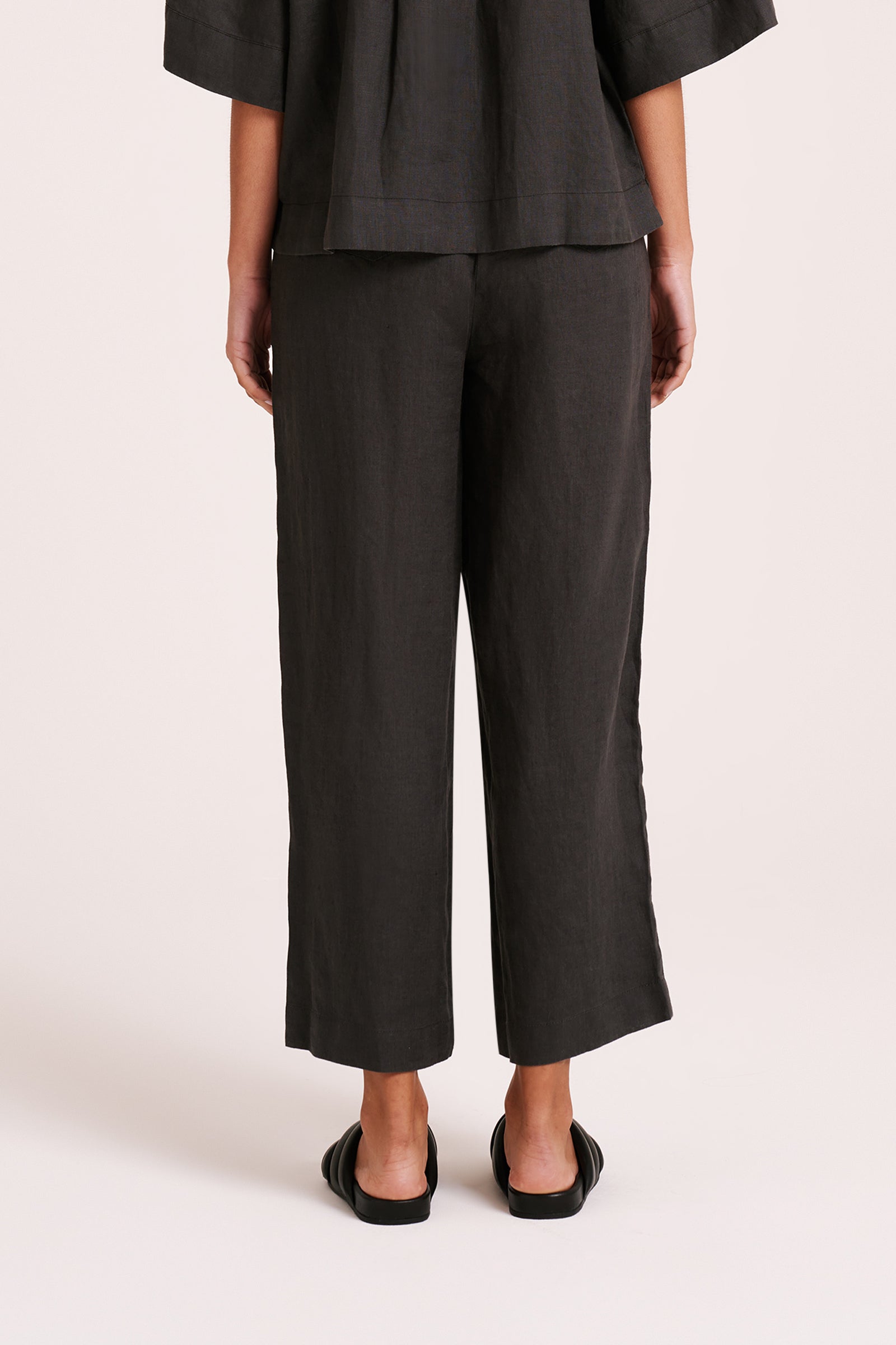 Lounge Linen Crop Pant
