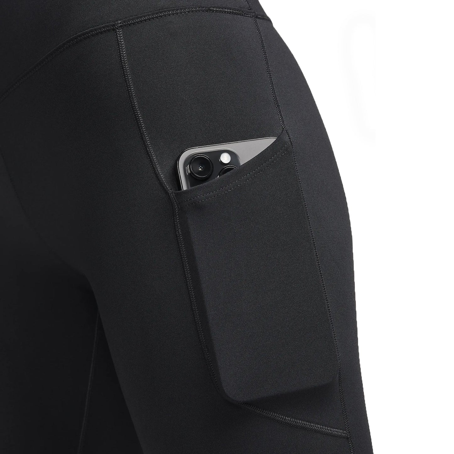 Womens Nike Dri-Fit One High-Waisted 8-Inch Biker Shorts With Pockets