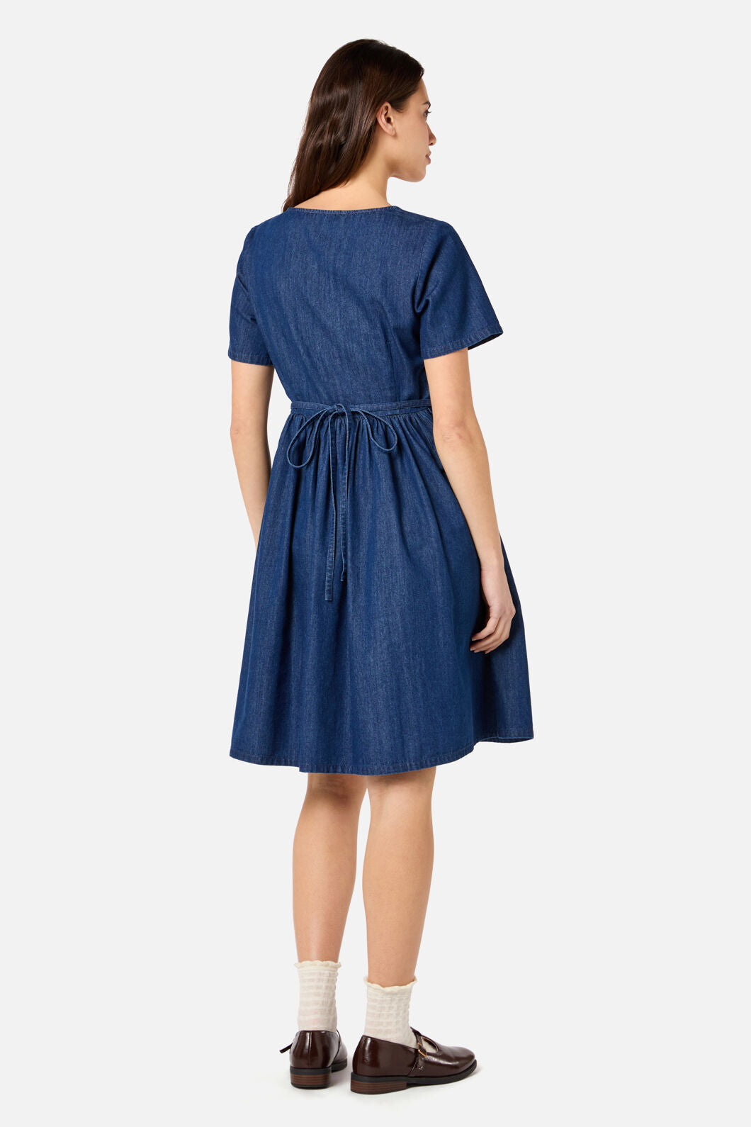 Cute Dogs Embroidered Dress