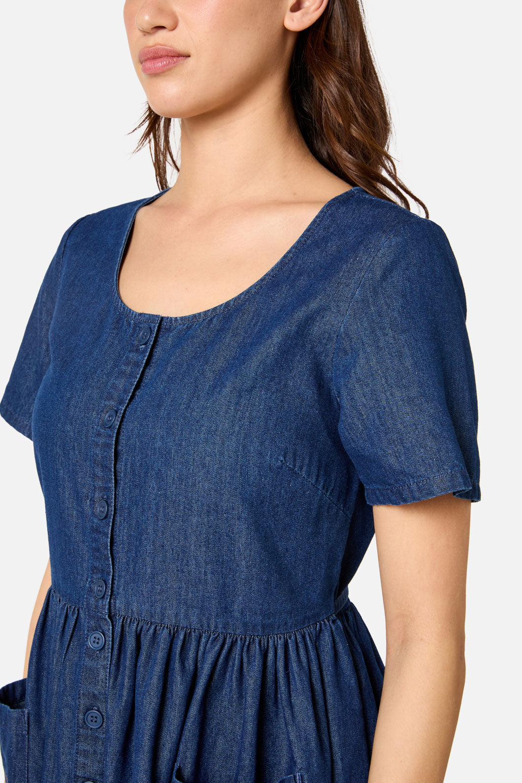 Cute Dogs Embroidered Dress