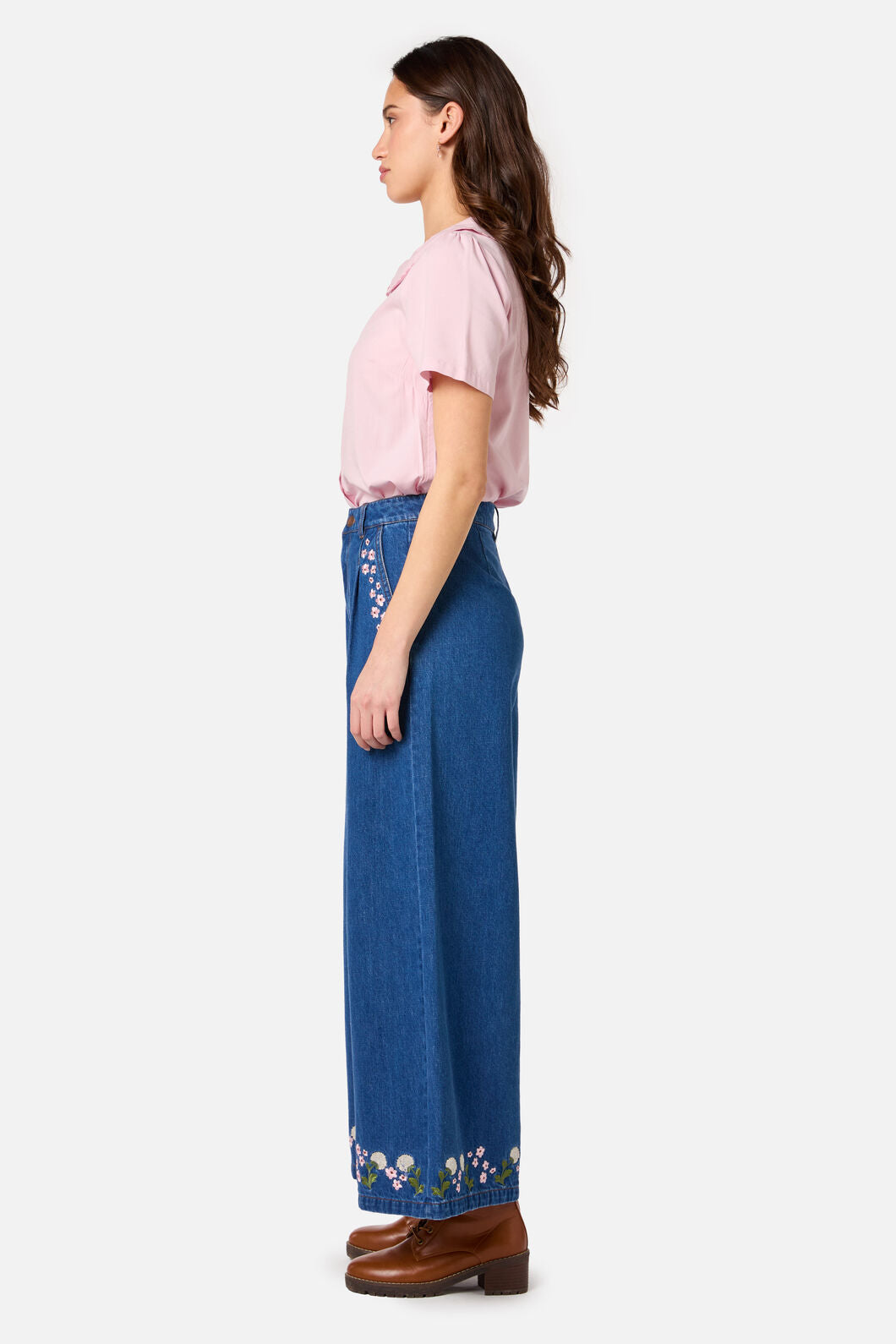 Dandelions Emb Denim Culotte