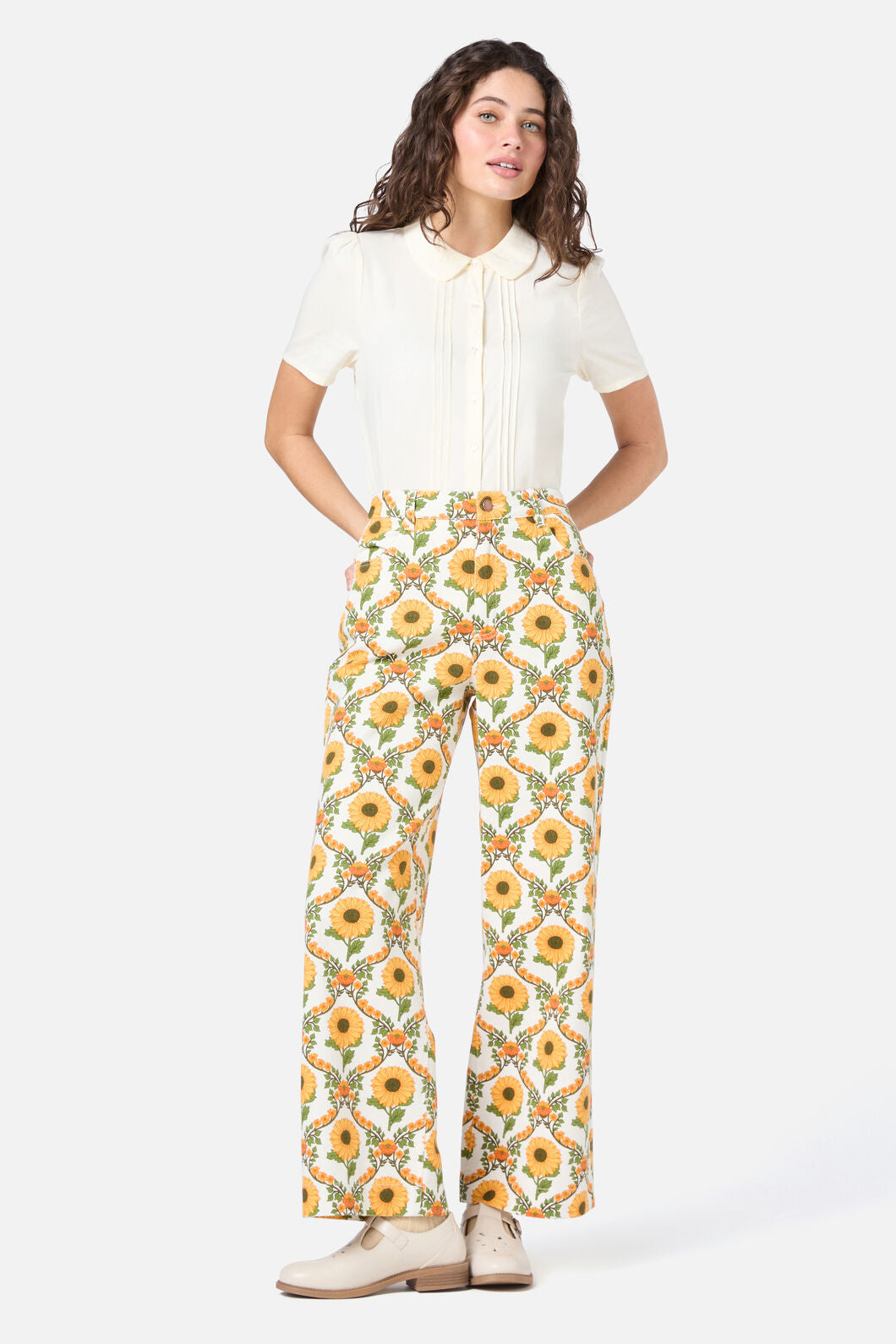 Sunflower Printed Jean
