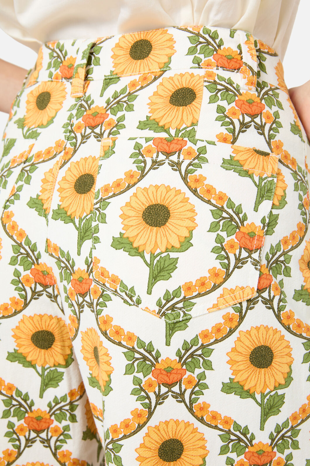 Sunflower Printed Jean