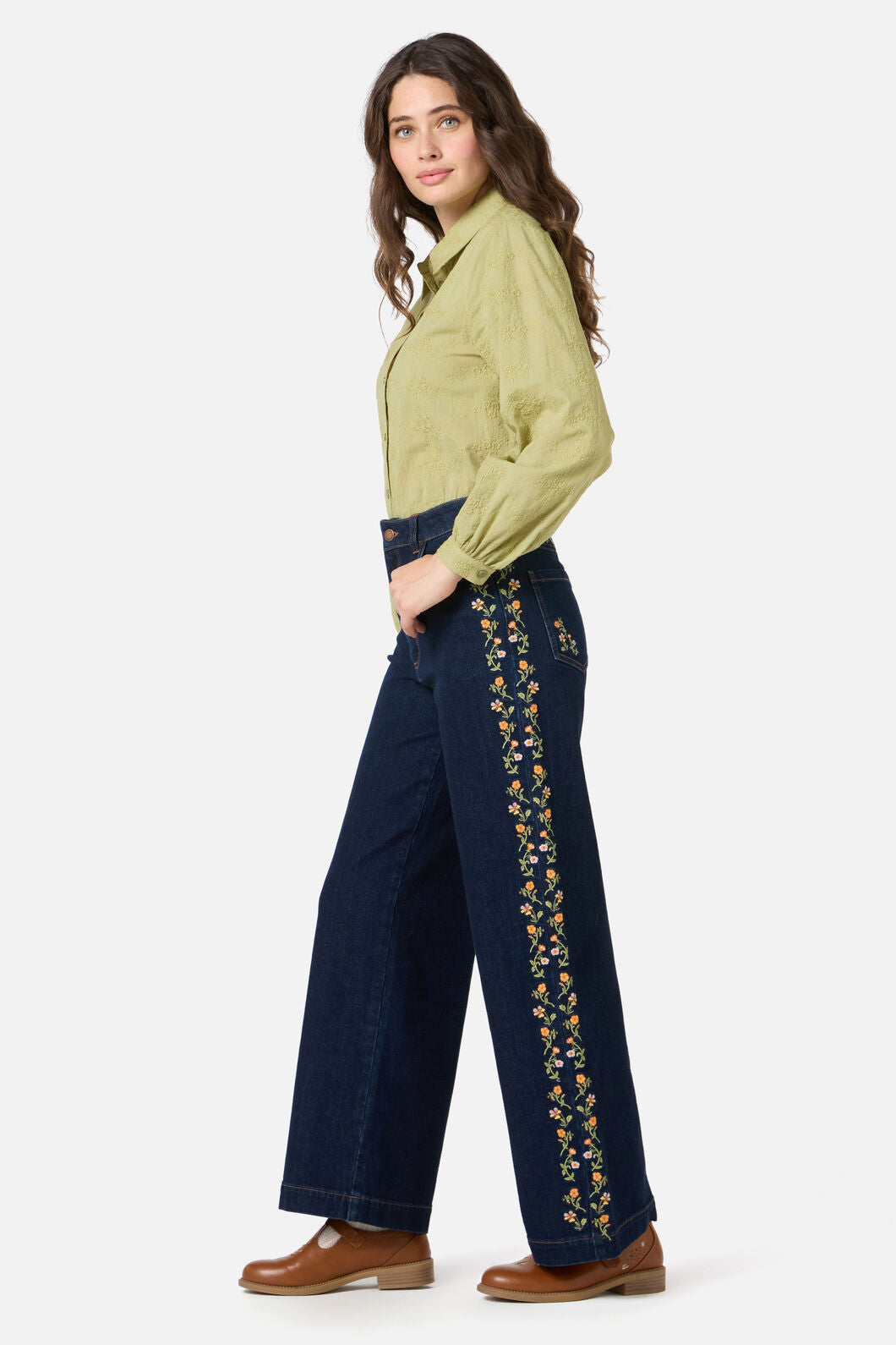 Alyssa Embroidered Jeans