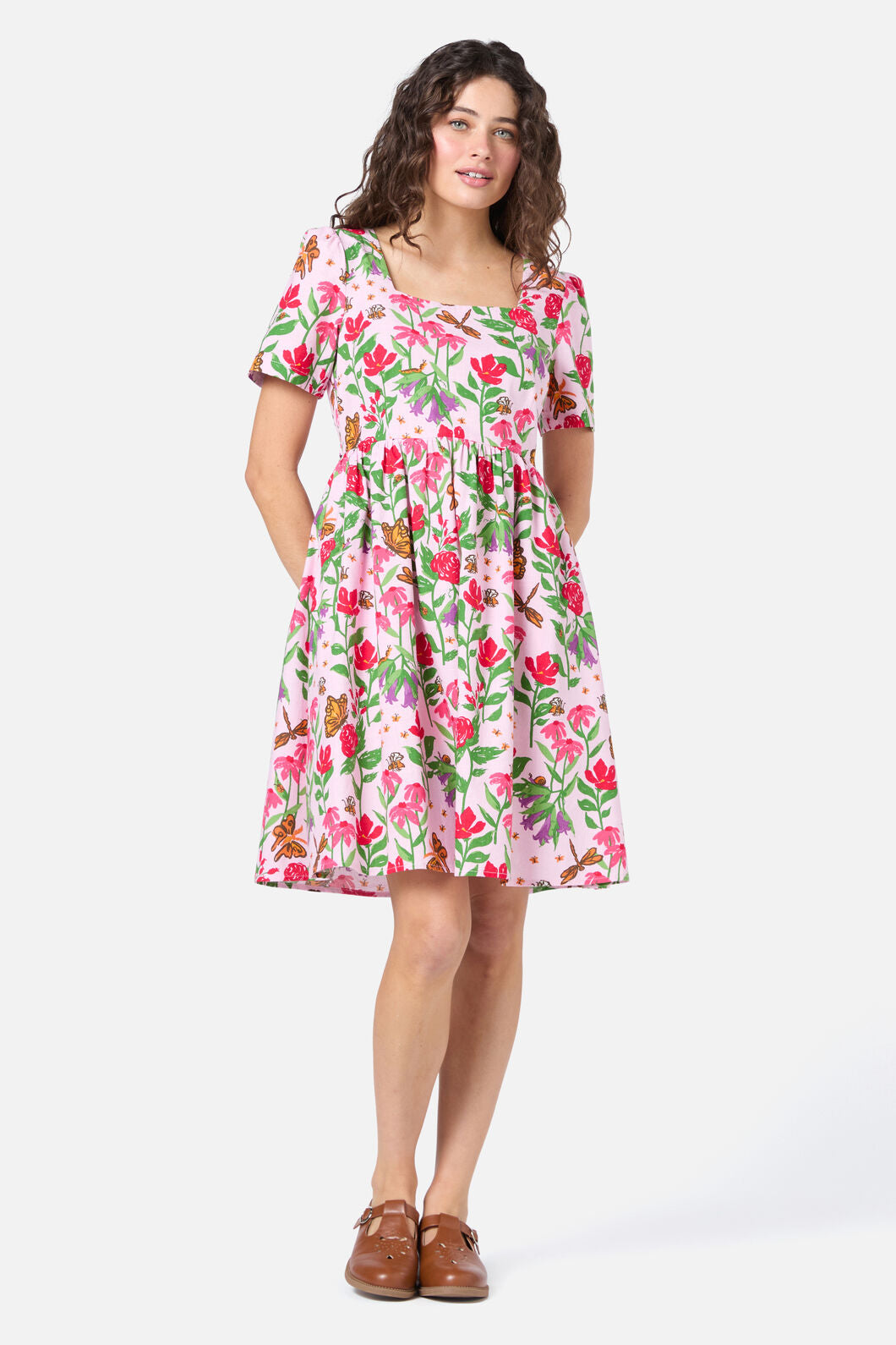 Garden Party Smock Dress