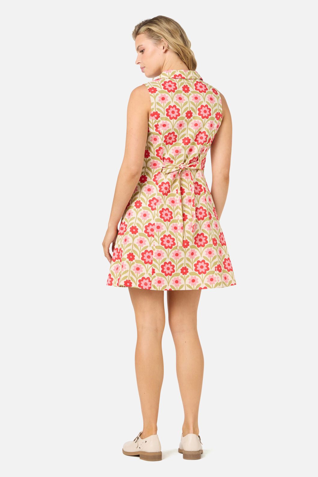 Cleo Geo Mini Collared Dress