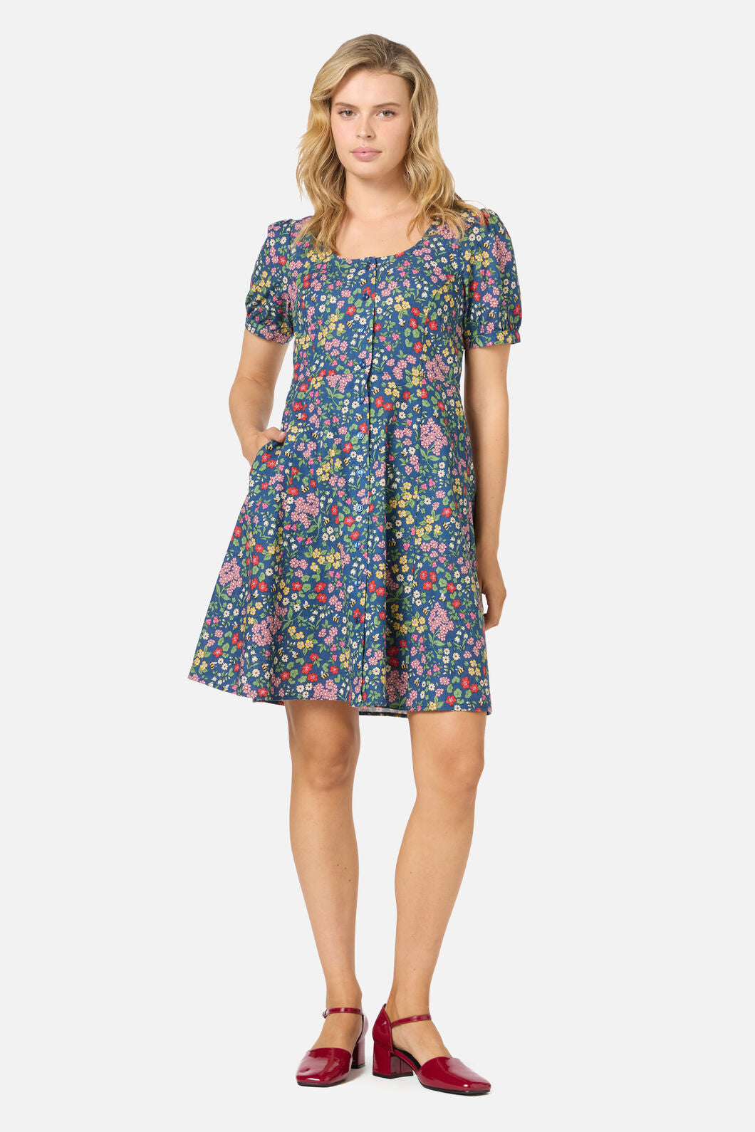 Libby Bee Ditsy Mini Dress
