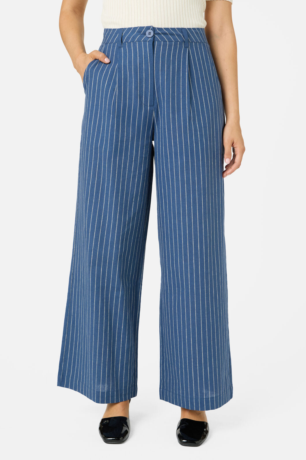 Frankie Pinstripe Pant