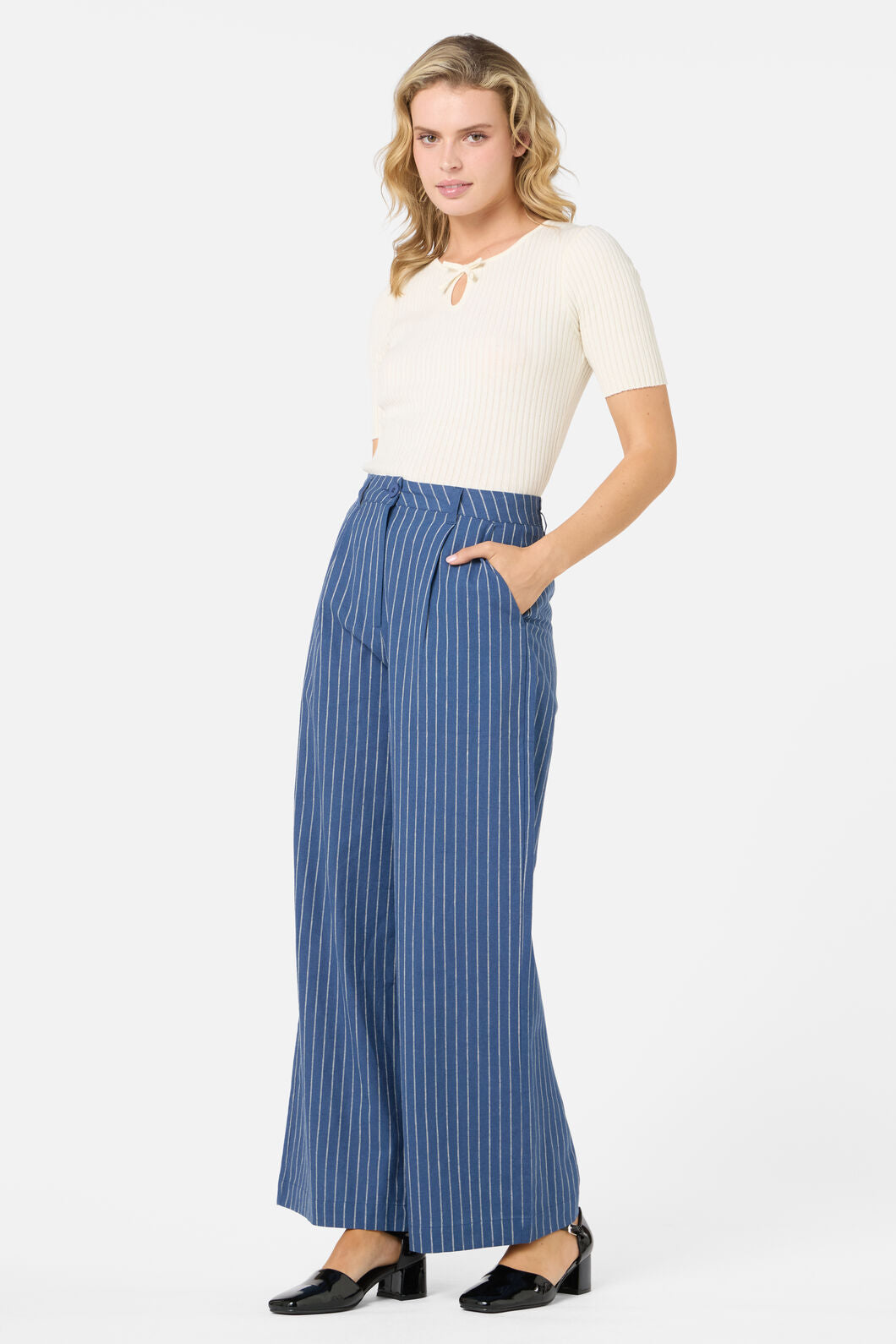 Frankie Pinstripe Pant