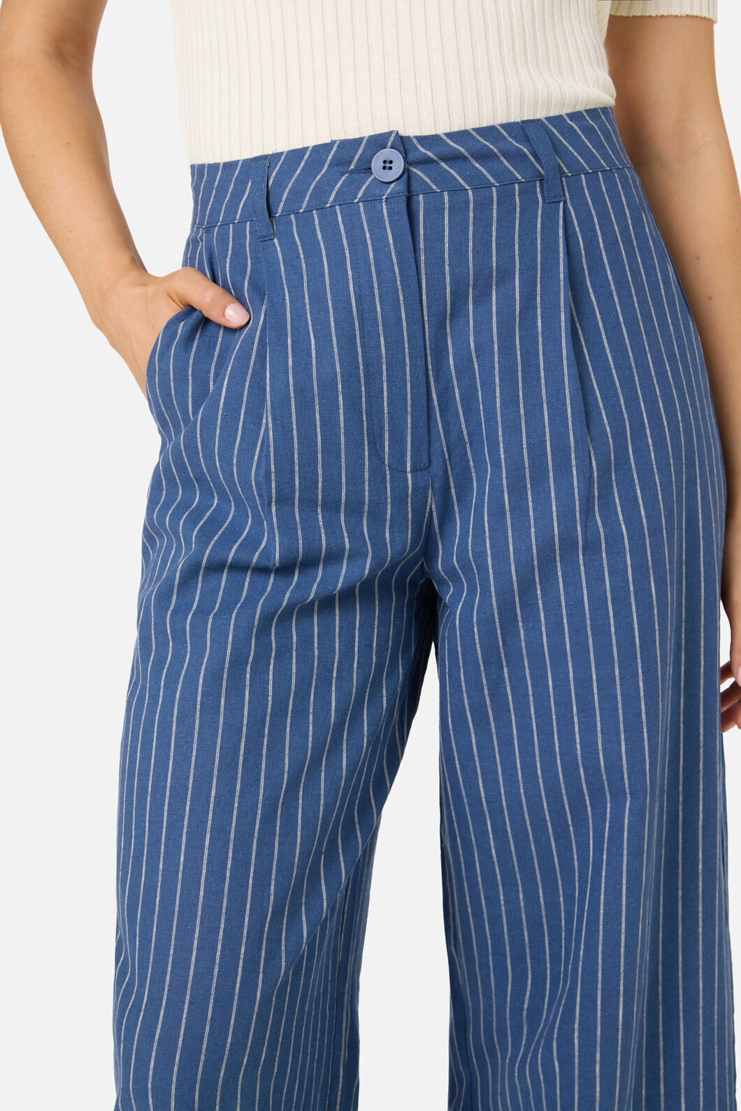 Frankie Pinstripe Pant