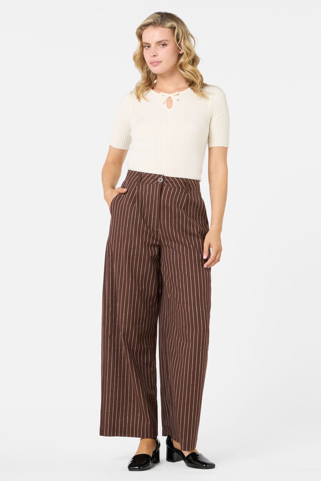 Frankie Pinstripe Pant