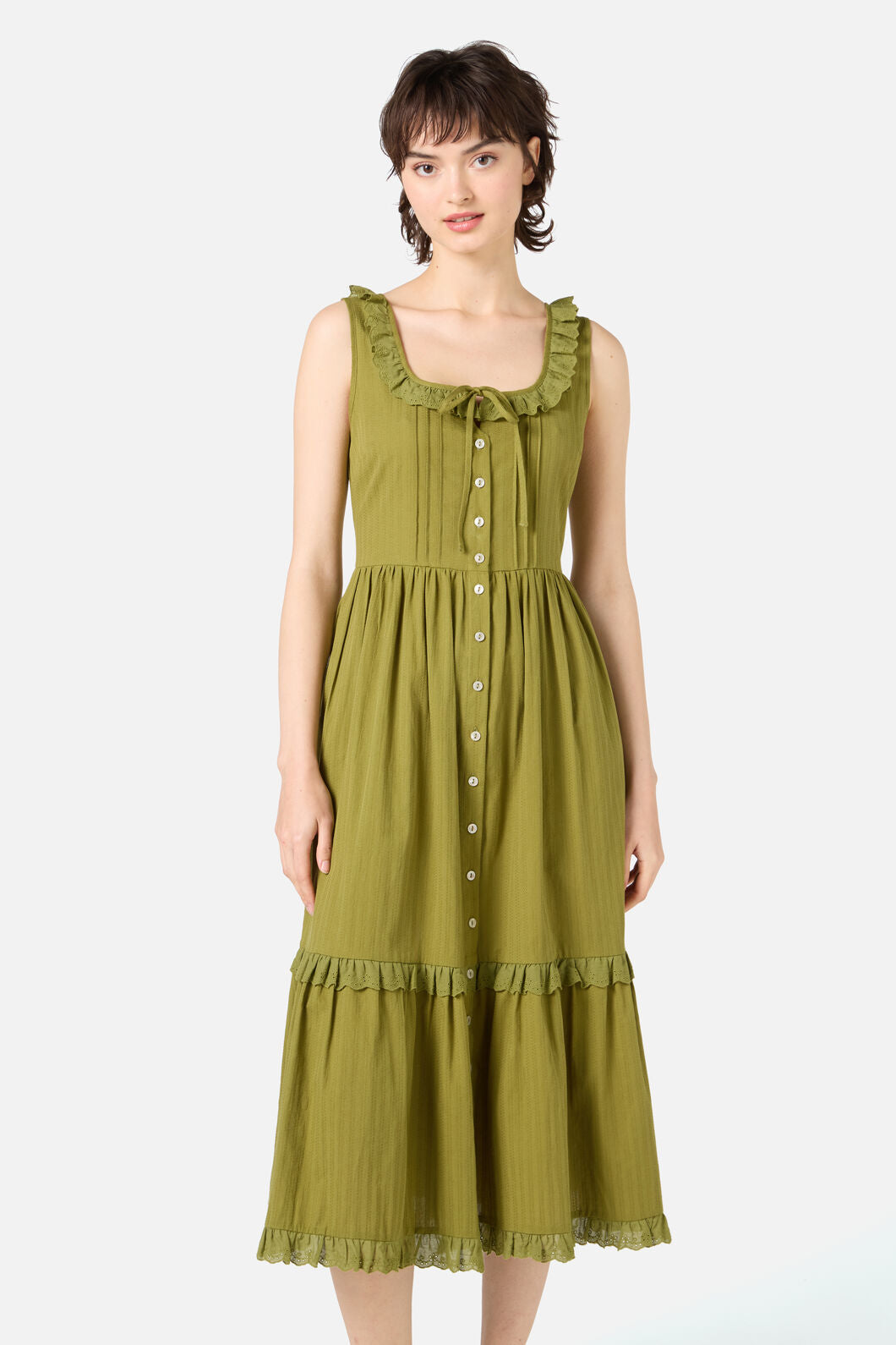 Elise Corset Midi Dress