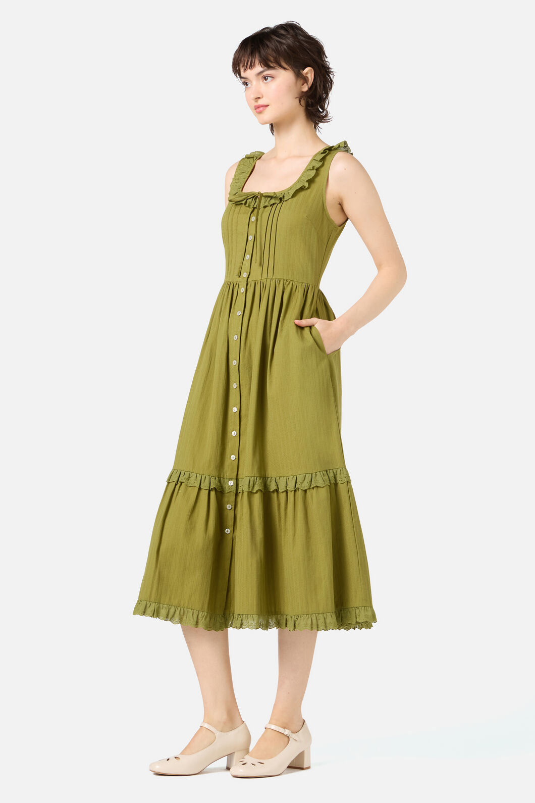 Elise Corset Midi Dress