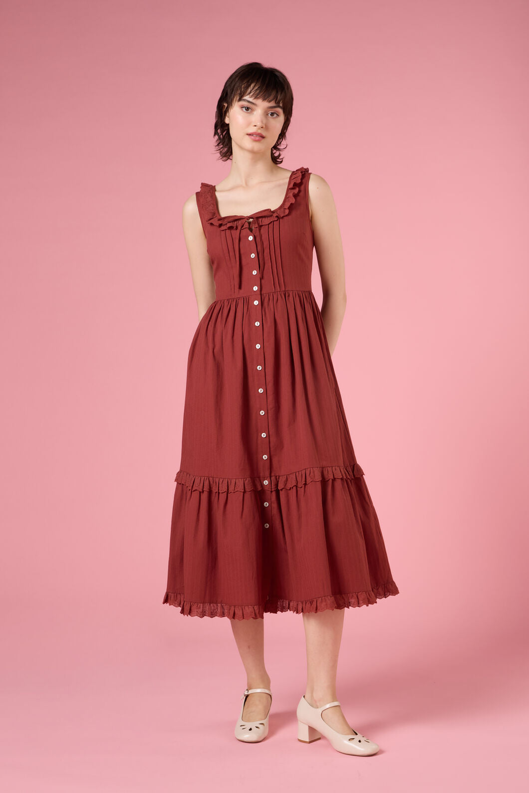 Elise Corset Midi Dress