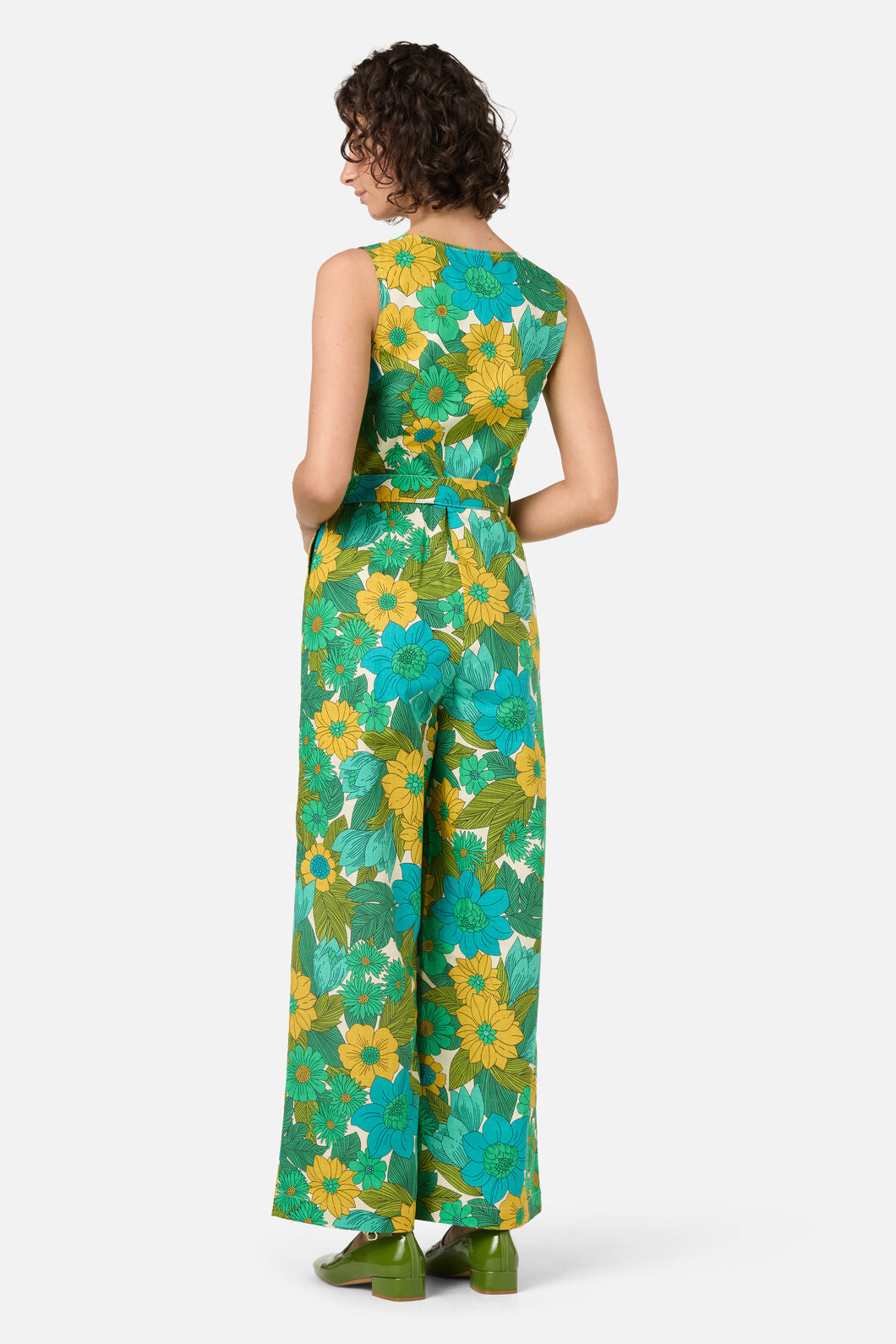 Nellie 70'S Floral Jumpsuit